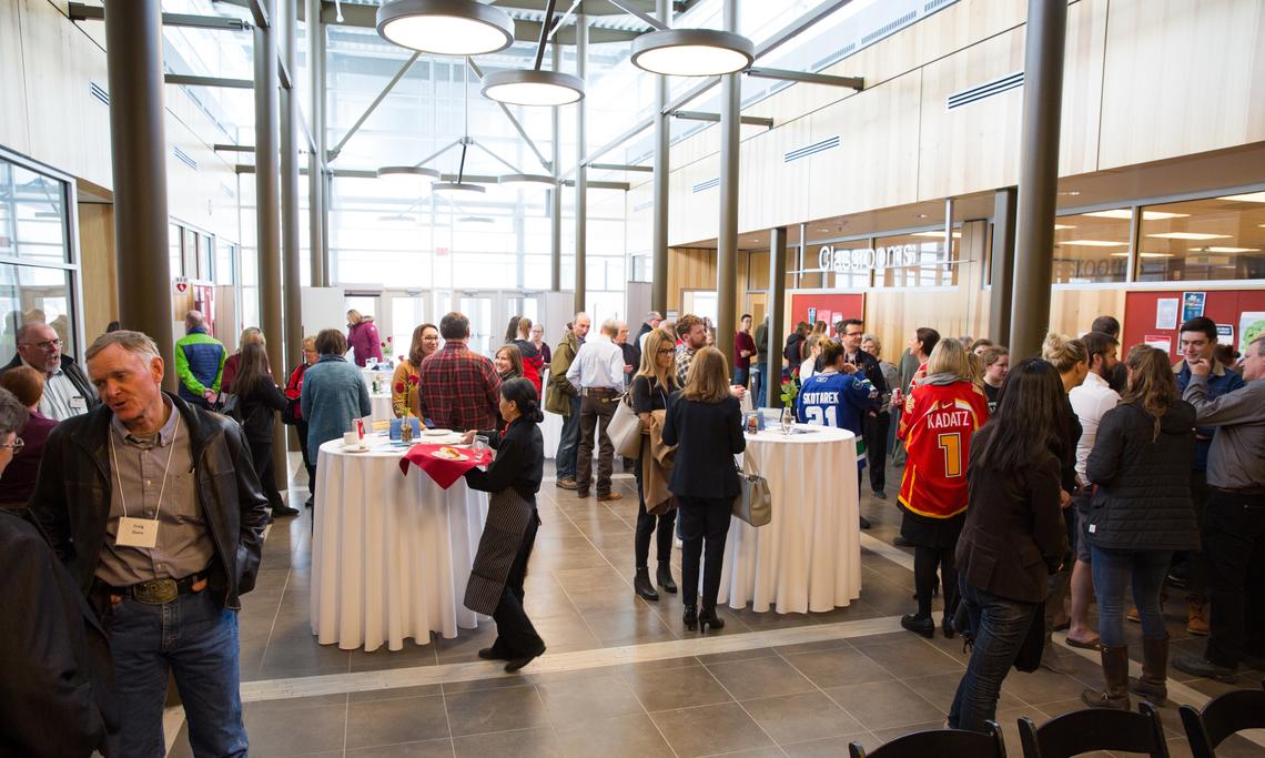 University of Calgary faculty and staff, along with members of the beef cattle industry, gathered at the Spyhill campus last week for the announcement of the inaugural Simpson Ranch Chair in Beef Health and Wellness.