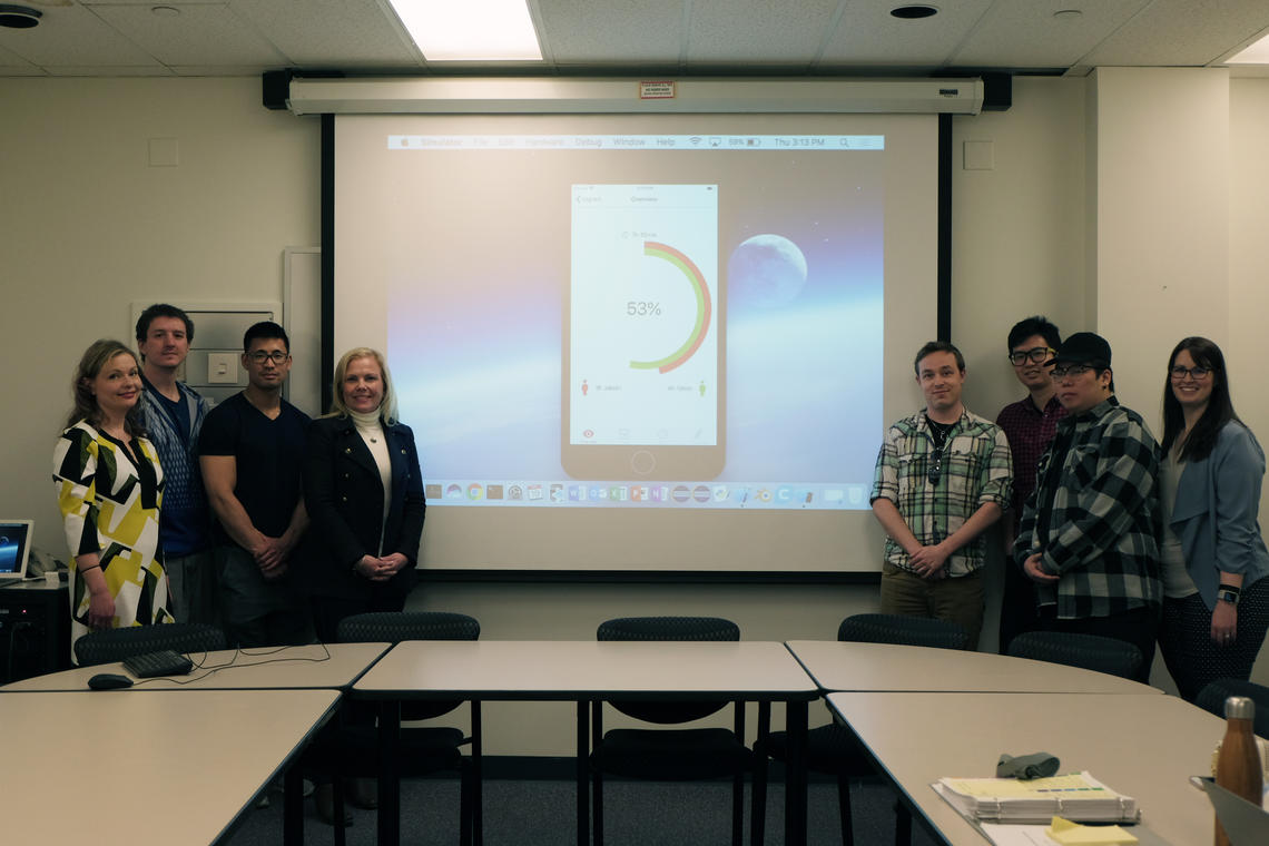 From left, Sylwia Ciezar Andersen, Emil Selin, Nikolaas Lam, Linda Duffet-Leger, Marc Fichtel, Mingkun He, Zheng Liang and Amy Beck. Not pictured: Ahmet Numan.