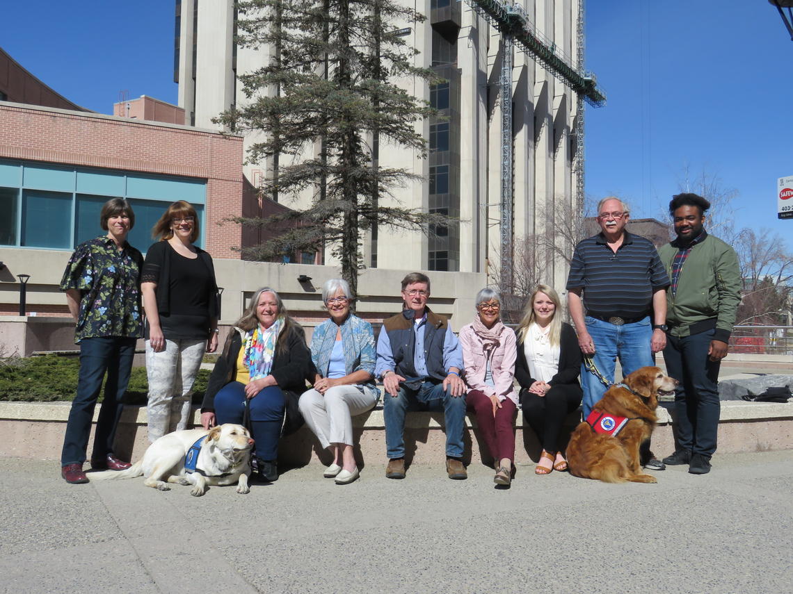 Some of the members of the Human-Animal Pain Interaction research team