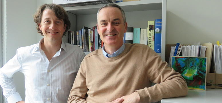 The symposium on compassion taking place during Congress 2016 is the brainchild of University of Calgary assistant professors Shane Sinclair, left, and Graham McCaffrey, who share a mutual research and practical interest in the topic and in sparking conversation and debate around some of the realities of compassion.