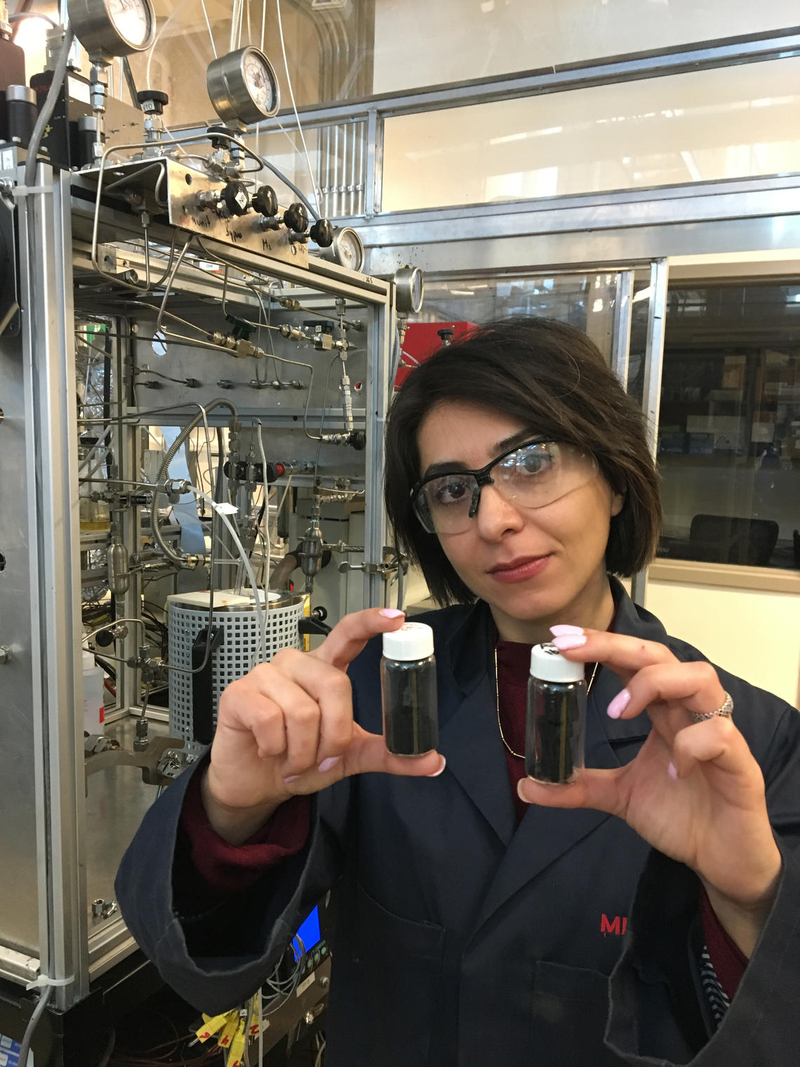 Mina Zarabian and Pedro Pereira-Almao at the University of Calgary formulated an economical way of turning greenhouse gases into valuable carbon nanofibres  — producing a strong, lightweight material that can be used almost anywhere metal or plastic is used now.