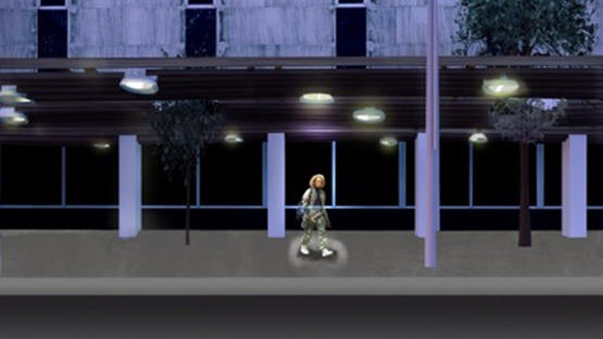 Render sequence showing responsive lighting