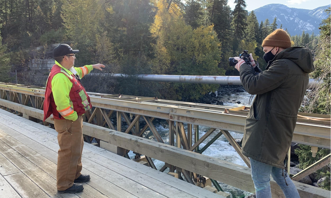 Water Movement travels to Lytton First Nation with Videographer Matt Miller to film expert Indigenous water treatment operator Warren Brown.