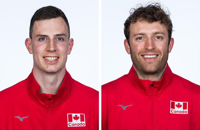 Former UCalgary Dino superstars, Graham Vigrass and Jay Blankeneau are on Canada's National Men's Indoor Volleyball Team.
