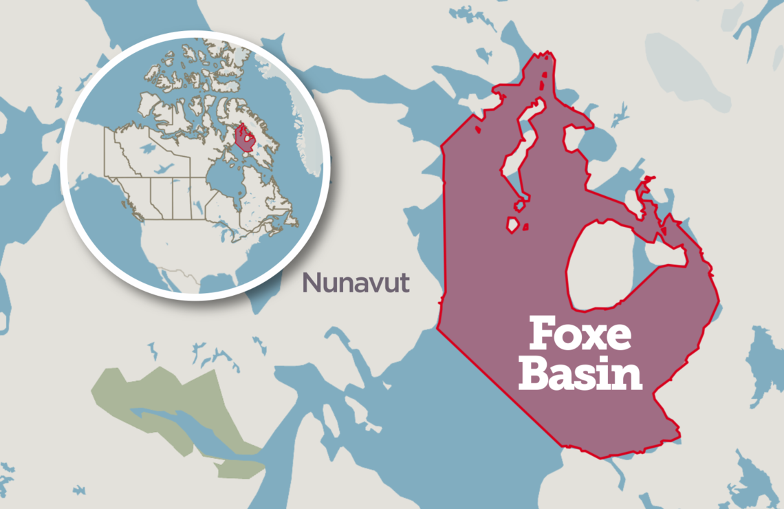 Map of Foxe Basin