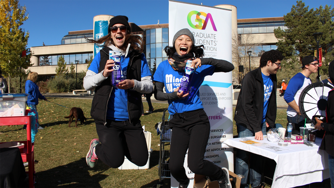 GSA volunteers at Outrun the Stigma event