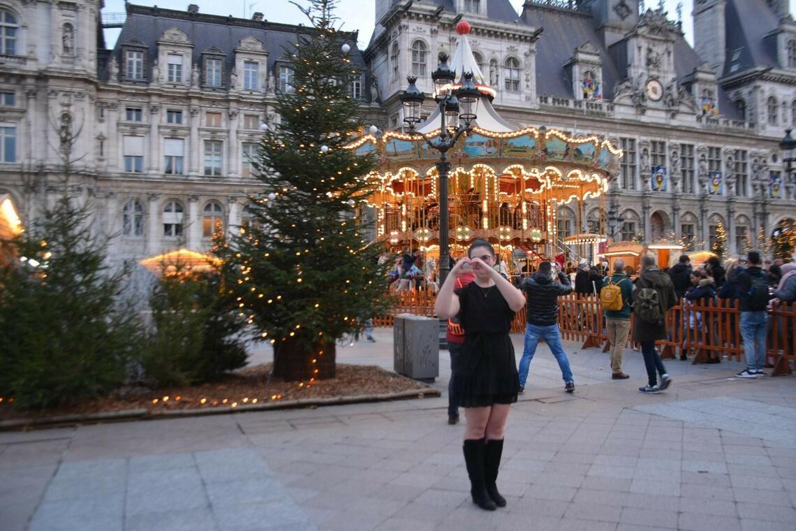 Kirsten on New Year’s Day, Paris