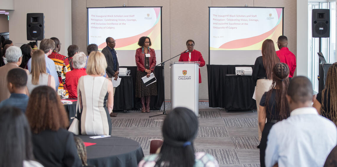 Inaugural Black Scholars Reception at UCalgary celebrates vision, courage and inclusive excellence