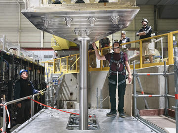 Applied physicist Pierre Grandemange coordinates the construction of the ALPHA-g apparatus at CERN in Switzerland. 