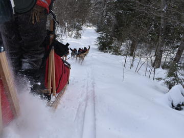 Werklund School of Education graduate student Nicholas Butt was part of a cohort that engaged in a 10-day snowshoe and dogsled expedition across Ontario’s Algonquin Provincial Park