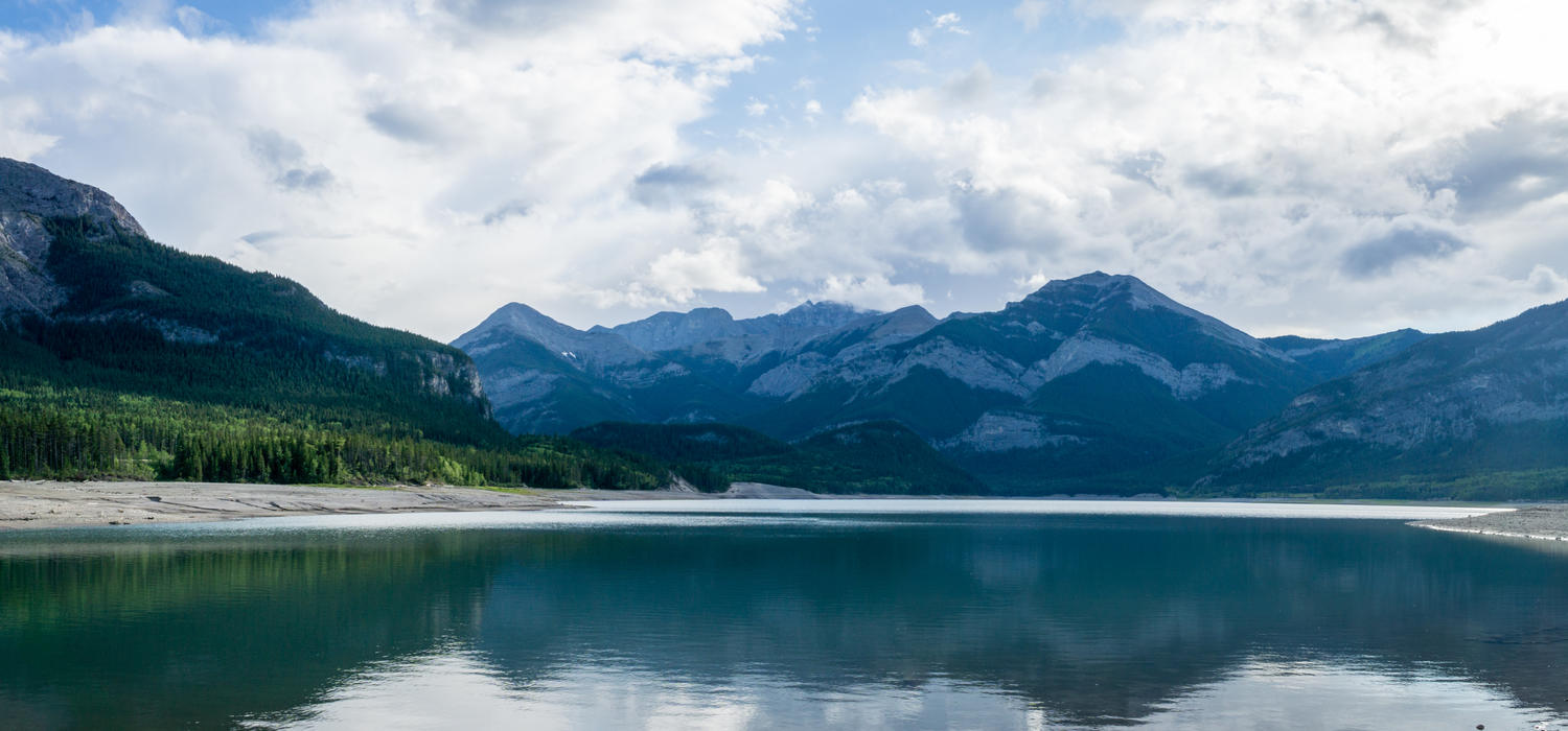 View of Barrier Lake