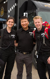 Students from the University of Calgary’s Student Medical Response team volunteered during the June 2017 active assailant exercise on campus. Photo by Riley Brandt, University of Calgary