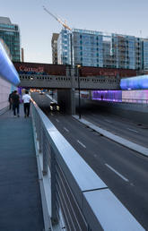 The revamped underpass