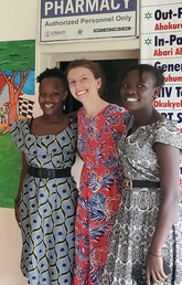 UCalgary and Mbarara University of Science and Technology students work together to develop health promotion projects, including these paintings designed by the community.