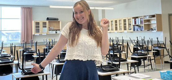 Class of 2023:  New teacher takes the scare out of science