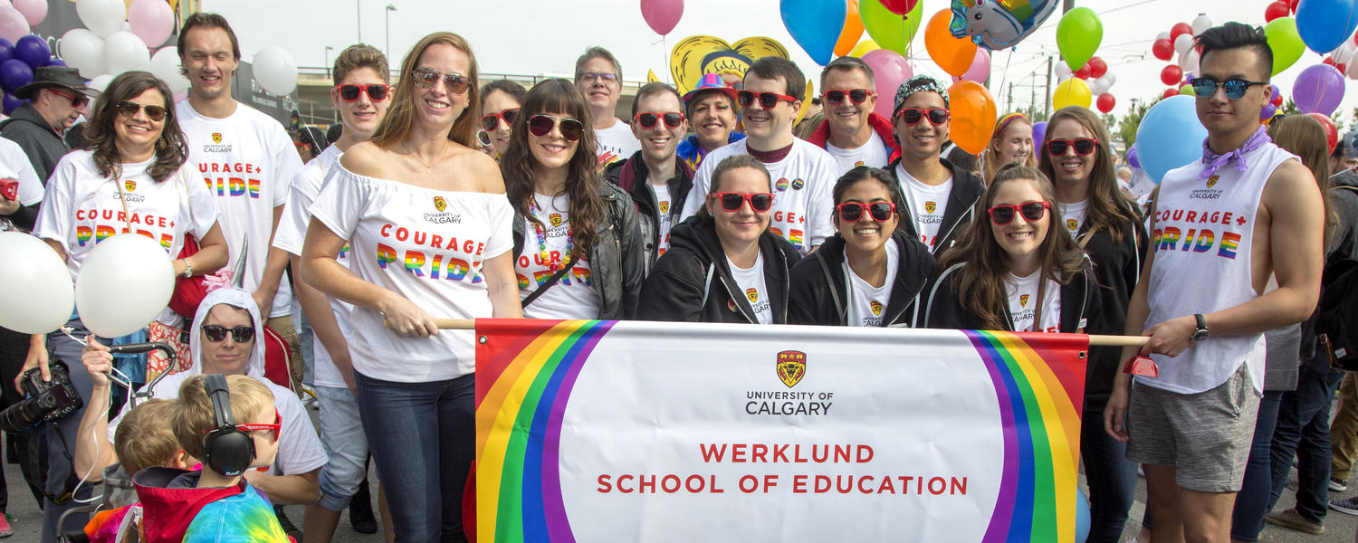 Werklund School of Education at the Calgary Pride Parade