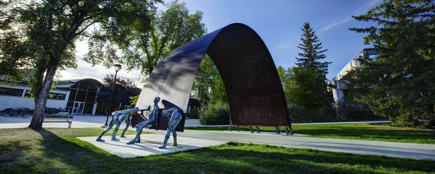UCalgary campus sculpture