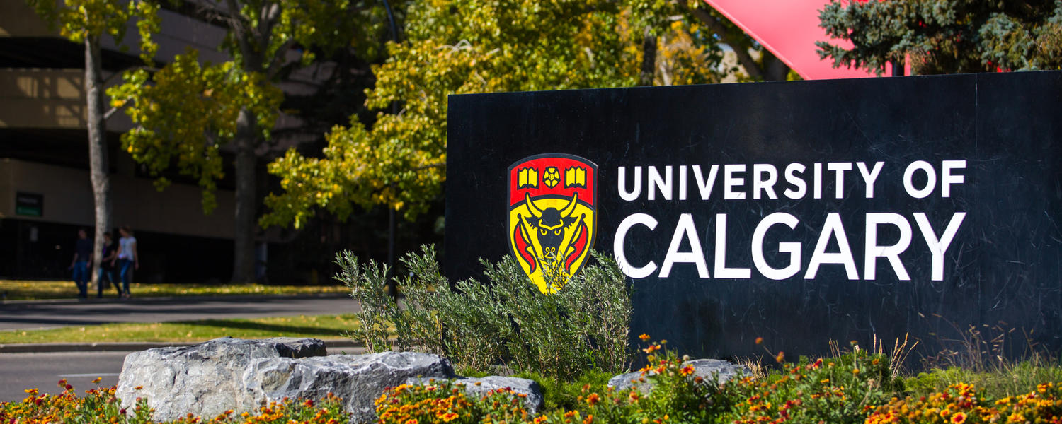 Ucalgary arch and sign