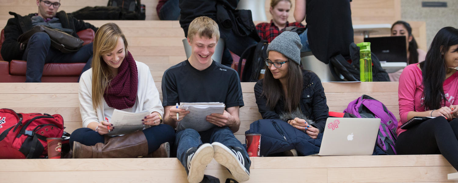 Students on campus