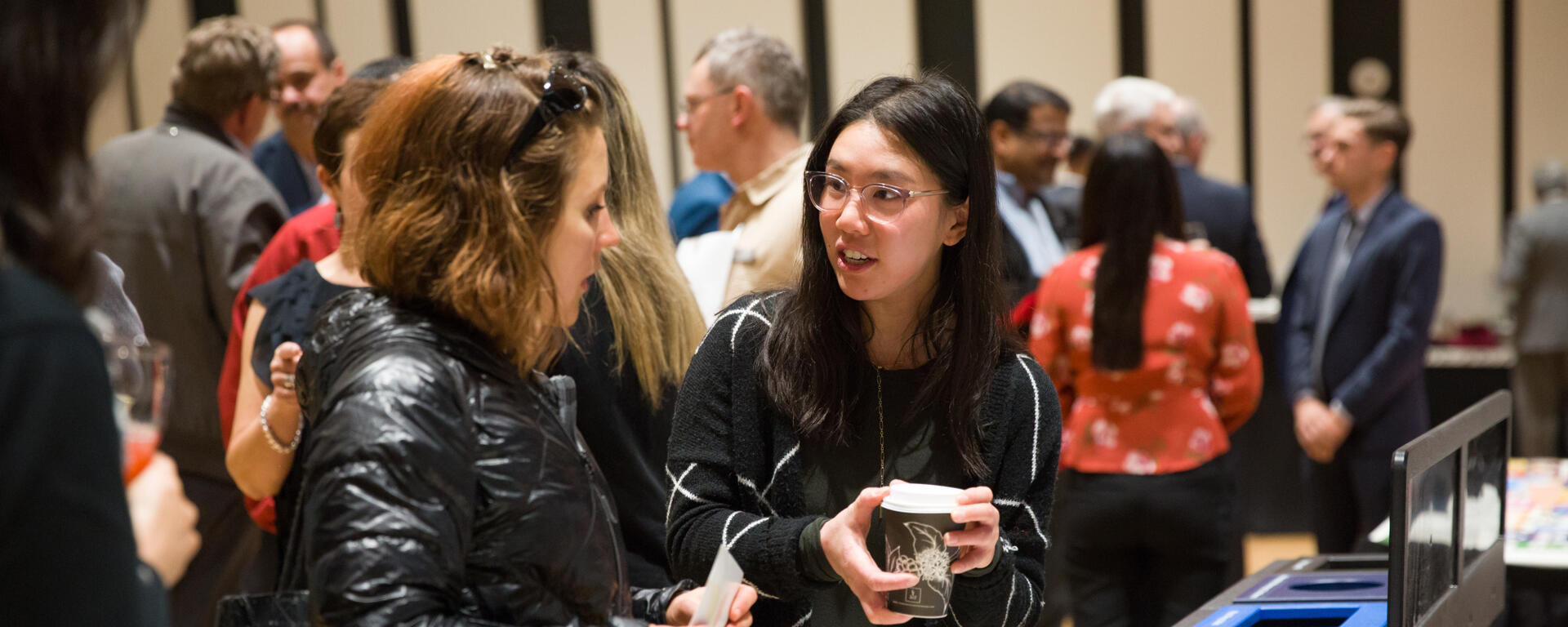 Students at conference