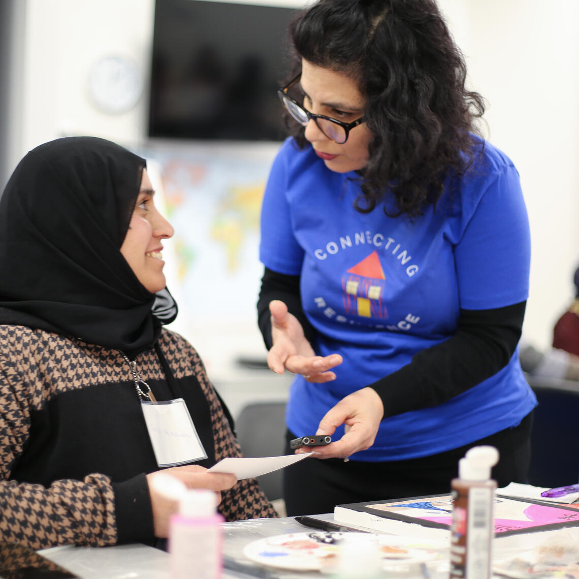 talking about research