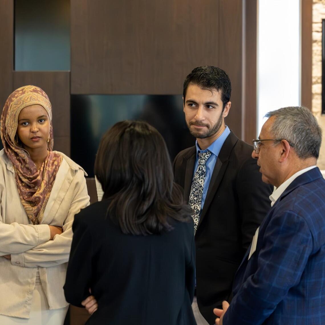 talking about project