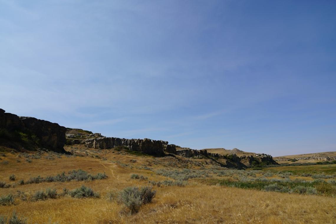 Prairie and sky