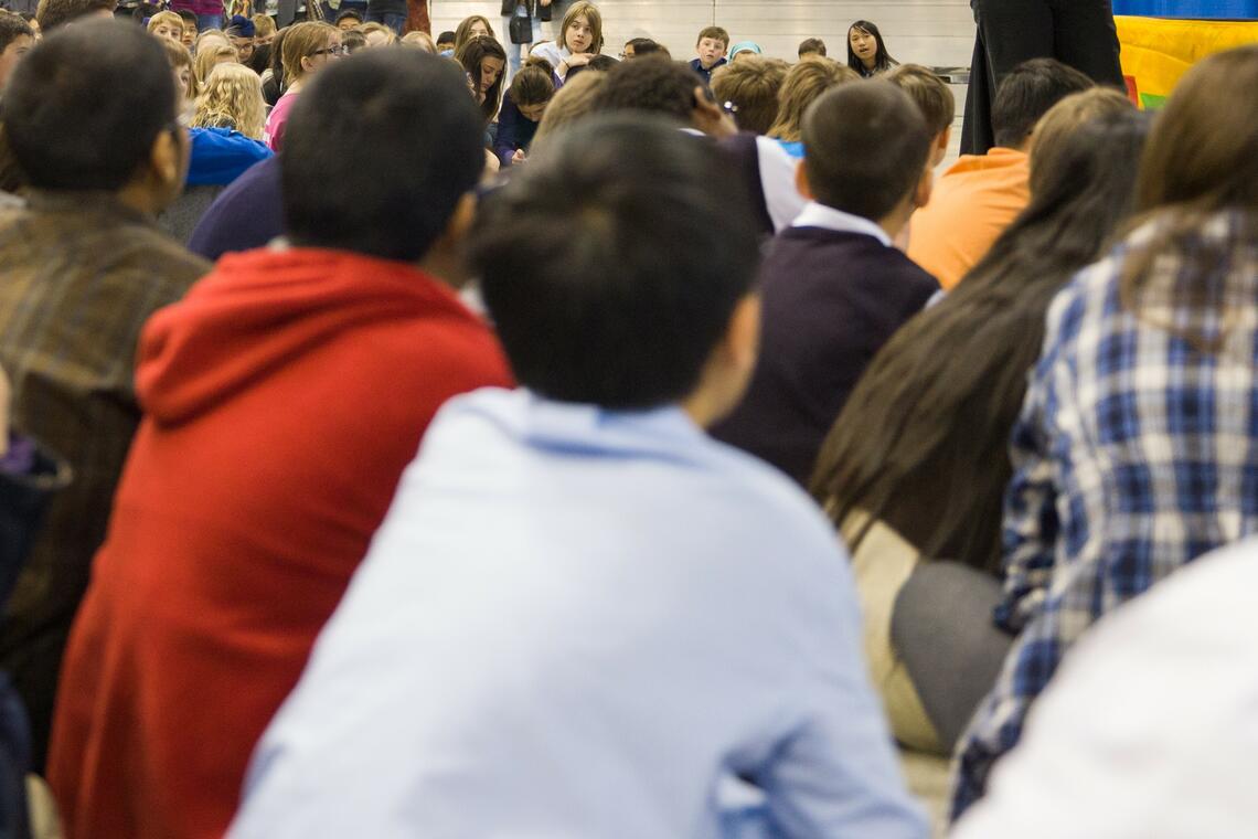 Students sitting