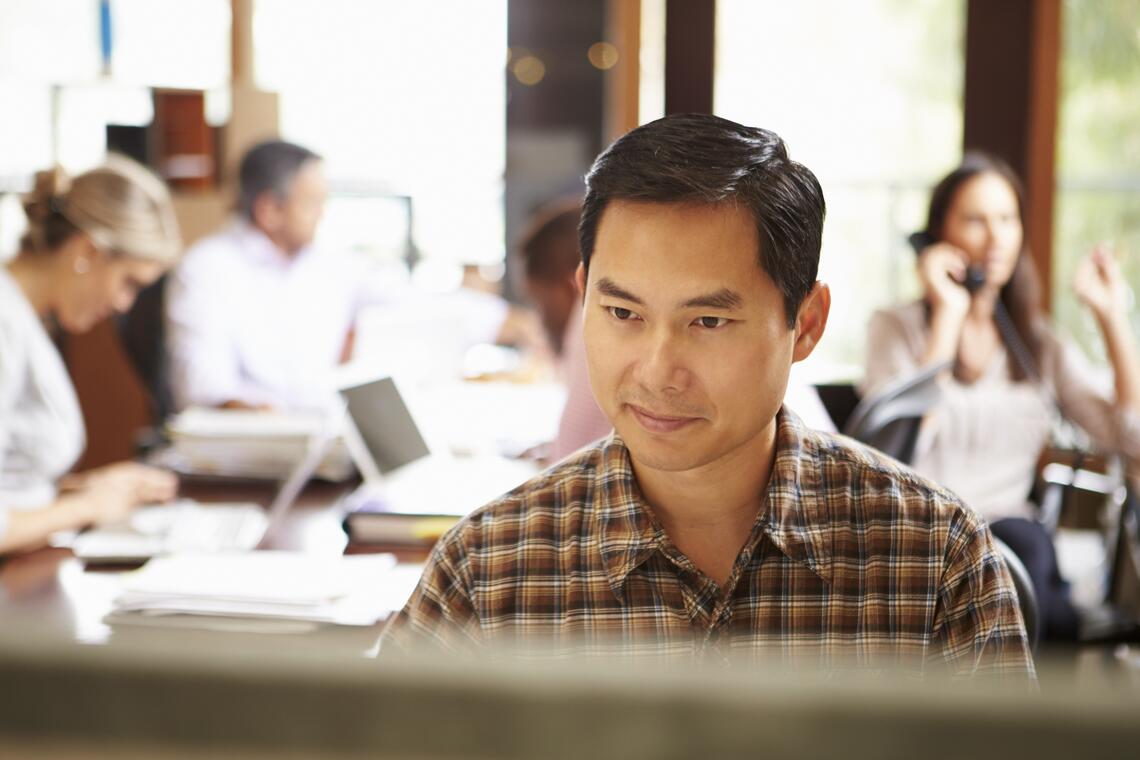 man on laptop