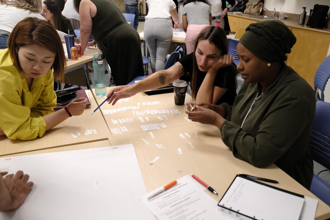 Women in classroom