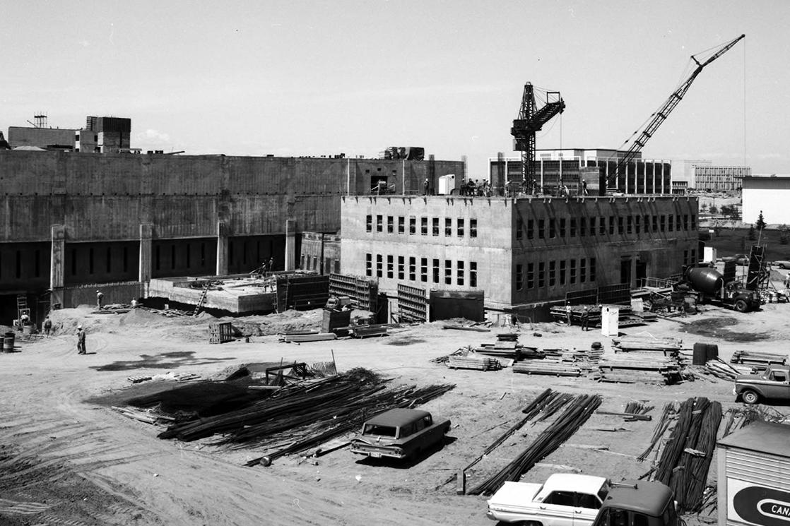 Construction of the education tower