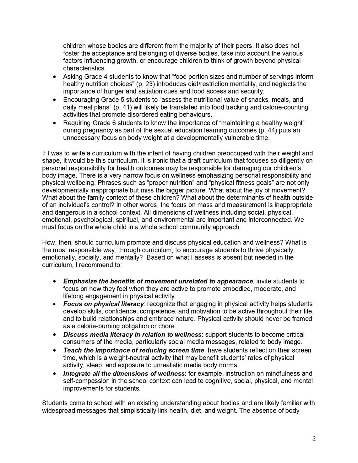 Open Letter Page 2 Page 2