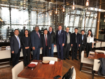 2018 - UCalgary Team led by VP Internationalization Dr. Janaka Ruwanpura and Goldian Group in Shanghai, China  