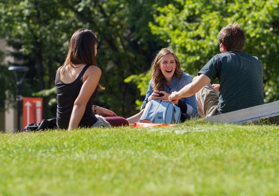 Students on Campus
