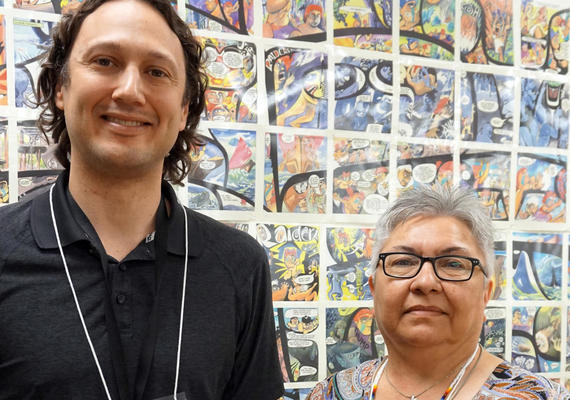 Leo West and Barb Belcourt