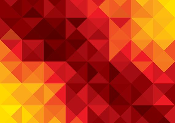 red and yellow geometric design