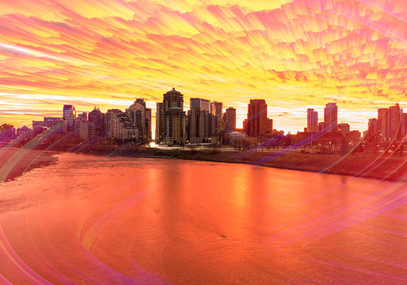 City Landscape - sunset